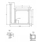 Profil aluminiowy (HJ20S1 czarny anodowany).)