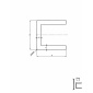 Profil aluminiowy U (HU1515 anod.)