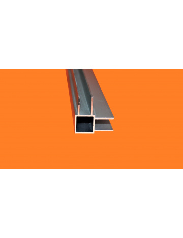 Profil aluminiowy z dwoma skrzydełkami, kąt prosty (HJ20R3 anod.)