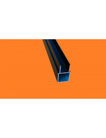 Profil aluminiowy (HJ15H7 czarny anodowany).)