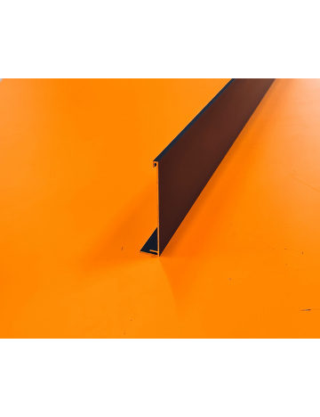 Profil aluminiowy (HJS120 czarny anodowany).)