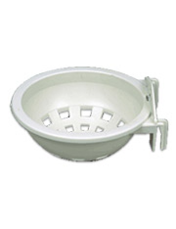 Plastowa miska gniazdowa mała, średnica 10cm z uchwytem (N014)