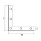 Kątownik 75x75x12x2mm