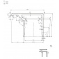 Profil aluminiowy okapnicy 16mm