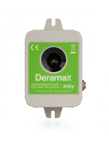 Ultradźwiękowy odstraszacz kotów, psów i dzikich zwierząt (Deramax® - Kitty)