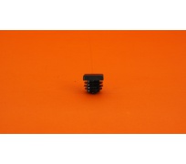 Czarna zaślepka do profili 15x15x5mm