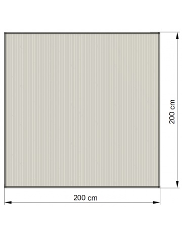 Hliníkový rám s výplní 04 - polykarbonát 16mm