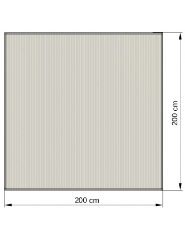Aluminiowa rama z wypełnieniem 04 - poliwęglan 16mm