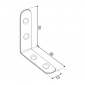 Kątownik 30x30x13x2mm