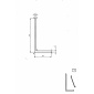 Profil aluminiowy L (HL42 czarny anodowany).)