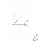 Profil aluminiowy L (HL12 czarny anodowany).)