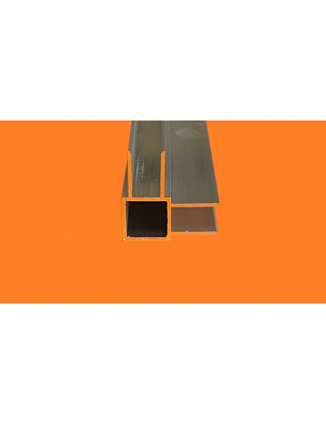 Profil aluminiowy z dwoma skrzydełkami, kąt prosty HJ20R3
