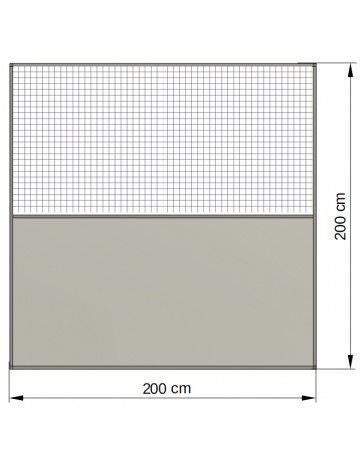 Aluminiowa rama z wypełnieniem 02