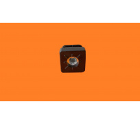 Zaślepka do profilu 25x25x2mm z metalowym gwintem M8