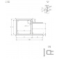 Profil aluminiowy (HJ15H1 czarny anodowany).)