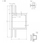 Profil aluminiowy (HJ20V2 czarny anodowany).)