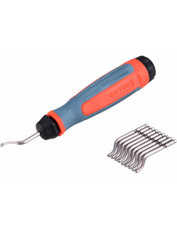 Uniwersalny gratownik, trzpień 3,2mm +10 szt. zapasowych ostrzy