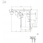 Profil aluminiowy okapnika anod. 10mm