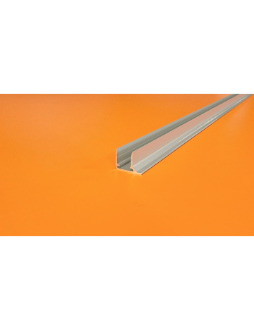 Profil aluminiowy okapnika anod. 16mm
