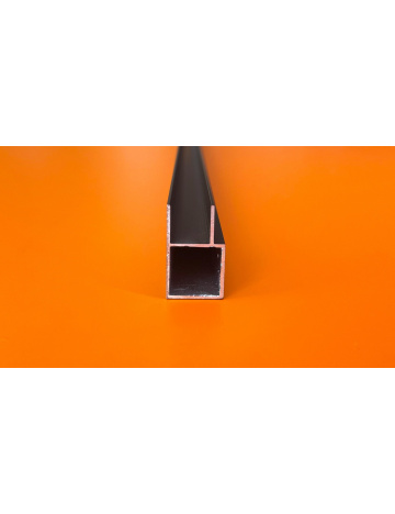 Profil aluminiowy (HJ15H1 czarny anodowany).)