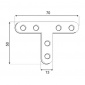 Kątownik 70x50x13x2mm
