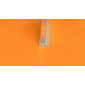 Profil aluminiowy okapnika anod. 16mm