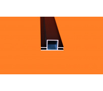 Profil aluminiowy (HJ20V2 czarny anodowany).)