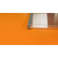 Profil aluminiowy okapnika anod. 16mm