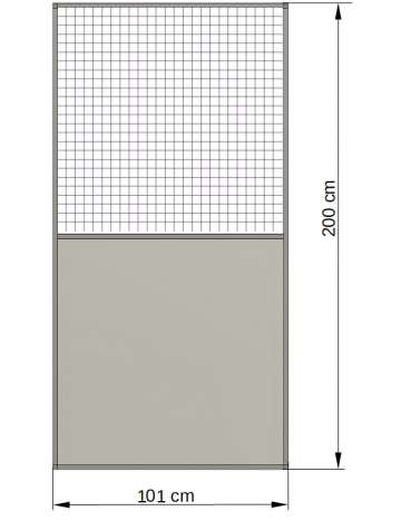 Rama aluminiowa z wypełnieniem 01