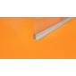 Profil aluminiowy okapnika anod. 10mm