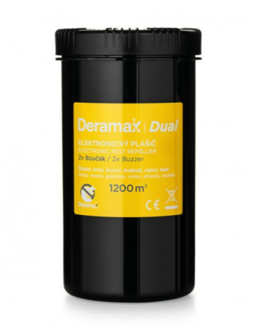 Wibrujący odstraszacz kretów, norników, nornic, ryjówek, myszy, szczurów, węży (Deramax® - Dual)