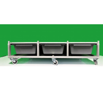 Rack Aluhobby BH02 - jedno piętro z podwoziem