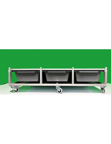 Rack Aluhobby BH02 - jedno piętro z podwoziem