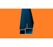 Profil aluminiowy (HJ15H3 czarny anodowany).)