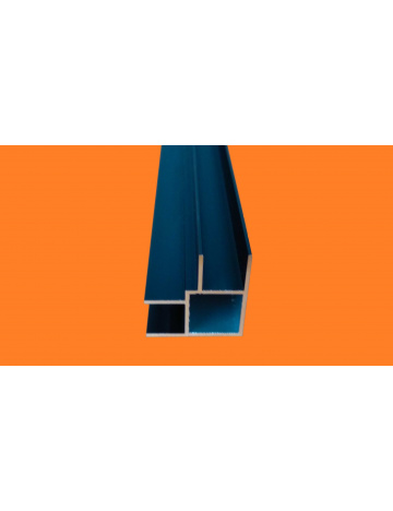 Profil aluminiowy (HJ15H3 czarny anodowany).)