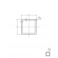 Profil aluminiowy (HJ15 czarny anodowany).)