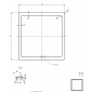Profil aluminiowy (HJ25T czarny anodowany).)